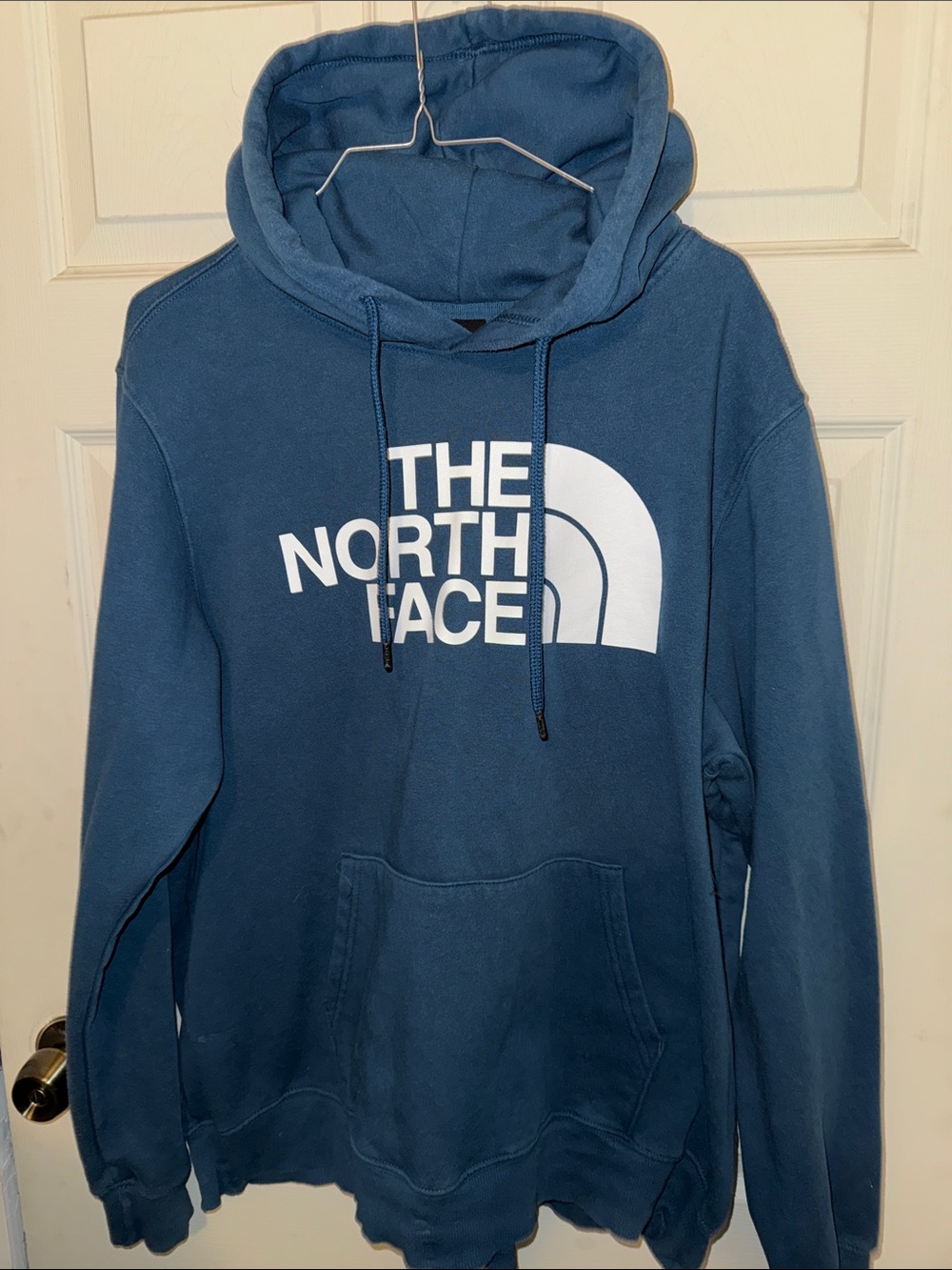 The North Face Men's Blue Logo Crewneck Hoodie - Picture 3 of 5
